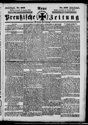 Neue preußische Zeitung vom 23.12.1911