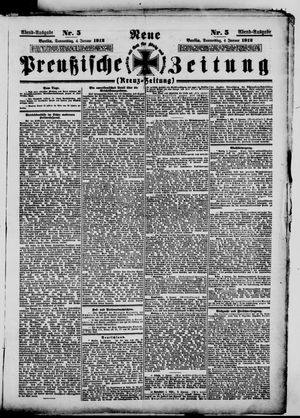 Neue preußische Zeitung vom 04.01.1912