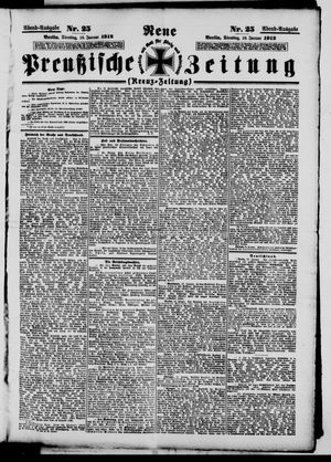 Neue preußische Zeitung vom 16.01.1912