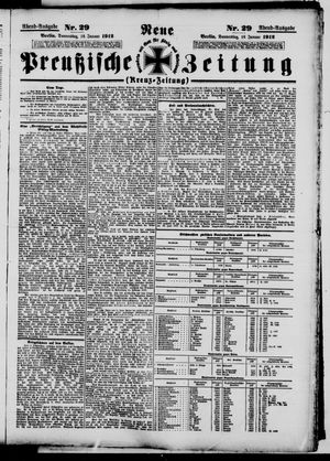 Neue preußische Zeitung vom 18.01.1912