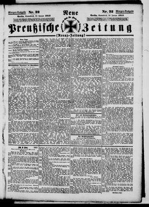 Neue preußische Zeitung vom 20.01.1912