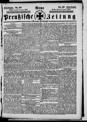 Neue preußische Zeitung vom 23.01.1912