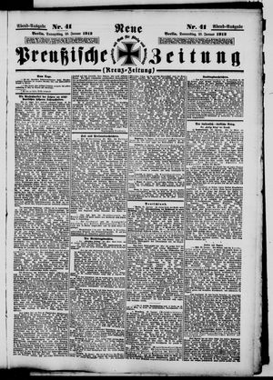 Neue preußische Zeitung vom 25.01.1912