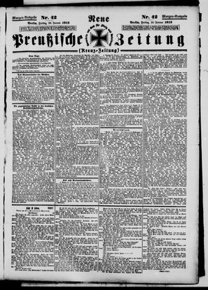Neue preußische Zeitung vom 26.01.1912