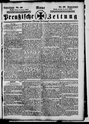 Neue preußische Zeitung vom 28.01.1912