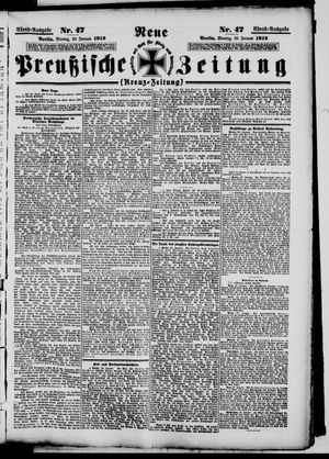Neue preußische Zeitung vom 29.01.1912