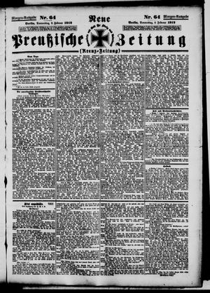 Neue preußische Zeitung vom 08.02.1912