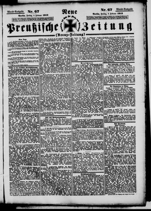 Neue preußische Zeitung vom 09.02.1912