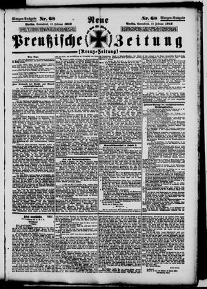 Neue preußische Zeitung vom 10.02.1912