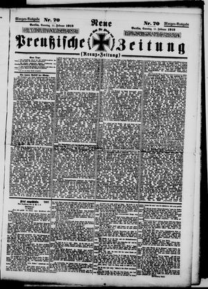Neue preußische Zeitung vom 11.02.1912