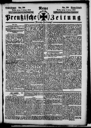 Neue preußische Zeitung vom 16.02.1912