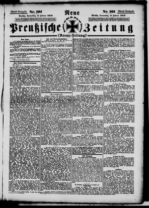 Neue preußische Zeitung vom 29.02.1912