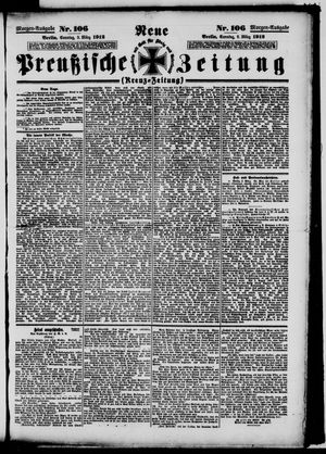 Neue preußische Zeitung vom 03.03.1912