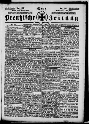 Neue preußische Zeitung vom 04.03.1912