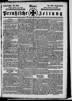 Neue preußische Zeitung vom 06.03.1912