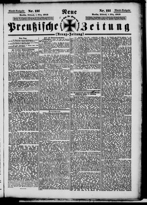 Neue preußische Zeitung vom 06.03.1912