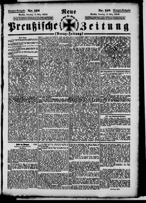 Neue preußische Zeitung vom 10.03.1912