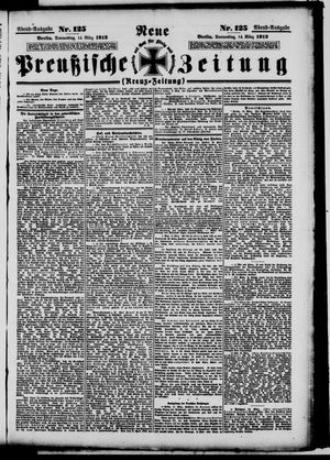 Neue preußische Zeitung vom 14.03.1912