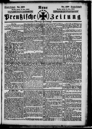 Neue preußische Zeitung vom 22.03.1912