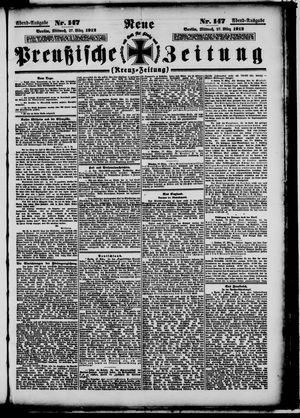 Neue preußische Zeitung vom 27.03.1912