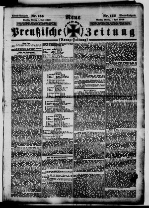 Neue preußische Zeitung vom 01.04.1912