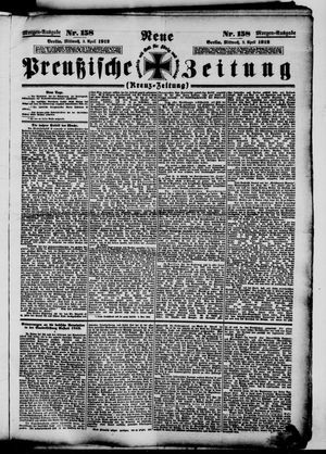 Neue preußische Zeitung vom 03.04.1912