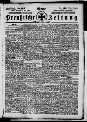 Neue preußische Zeitung vom 11.04.1912