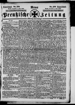 Neue preußische Zeitung vom 13.04.1912