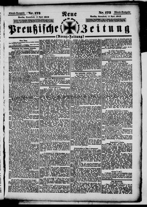 Neue preußische Zeitung vom 13.04.1912