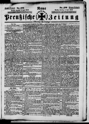 Neue preußische Zeitung vom 16.04.1912