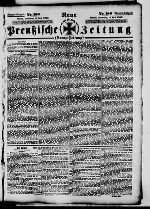Neue preußische Zeitung vom 18.04.1912