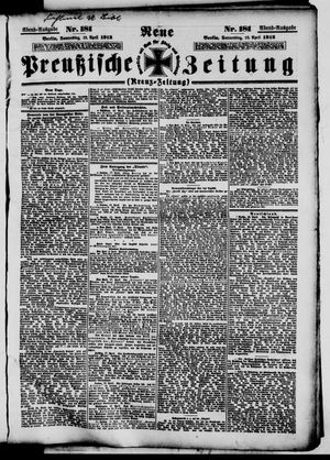 Neue preußische Zeitung vom 18.04.1912