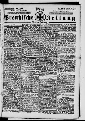 Neue preußische Zeitung vom 26.04.1912
