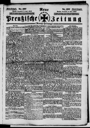 Neue preußische Zeitung vom 27.04.1912