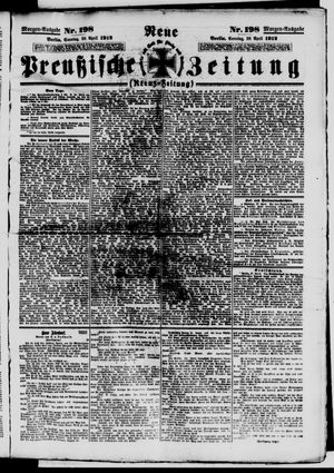 Neue preußische Zeitung vom 28.04.1912