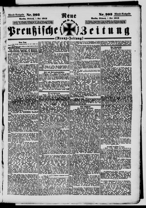 Neue preußische Zeitung vom 01.05.1912