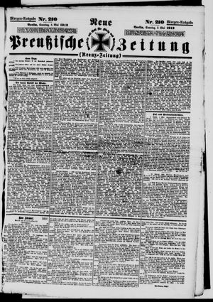 Neue preußische Zeitung vom 05.05.1912