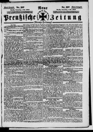 Neue preußische Zeitung vom 09.05.1912