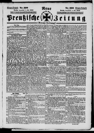 Neue preußische Zeitung vom 11.05.1912