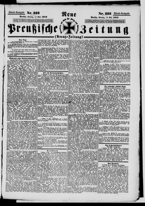 Neue preußische Zeitung vom 13.05.1912