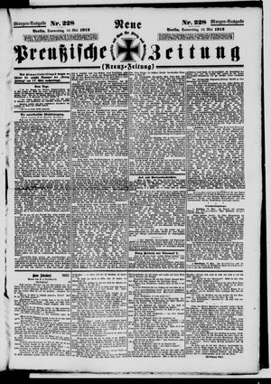 Neue preußische Zeitung vom 16.05.1912