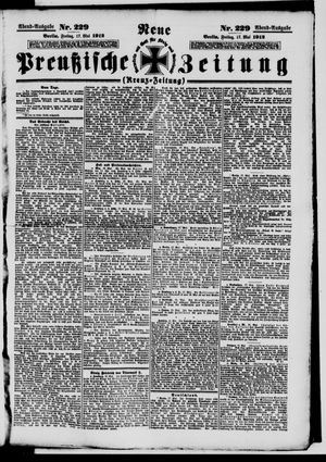 Neue preußische Zeitung vom 17.05.1912