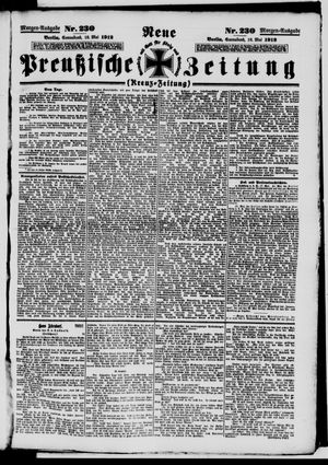 Neue preußische Zeitung vom 18.05.1912