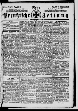 Neue preußische Zeitung on May 21, 1912