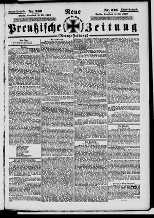 Neue preußische Zeitung vom 25.05.1912