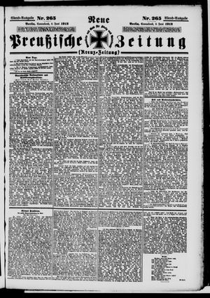 Neue preußische Zeitung vom 08.06.1912