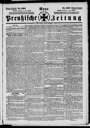 Neue preußische Zeitung vom 11.06.1912