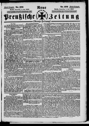 Neue preußische Zeitung on Jun 13, 1912