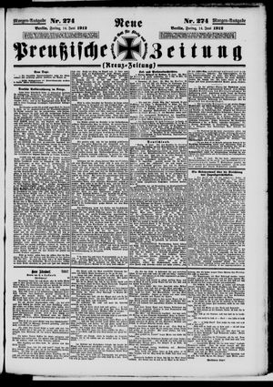Neue preußische Zeitung vom 14.06.1912