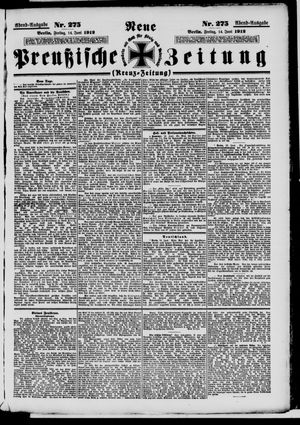 Neue preußische Zeitung vom 14.06.1912